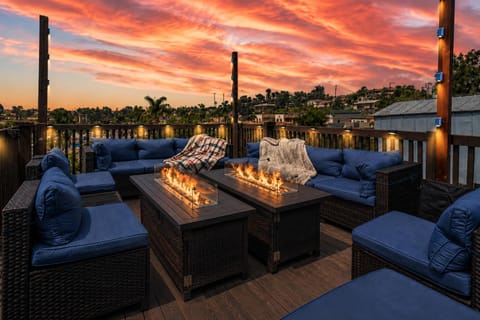 Patio, Day, Natural landscape, View (from property/room), Seating area, Evening entertainment, Sunset