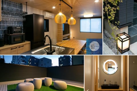Property building, Balcony/Terrace, Kitchen or kitchenette, minibar