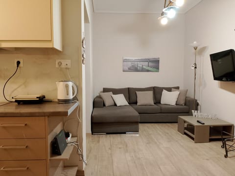 TV and multimedia, Kitchen or kitchenette, Living room, Seating area