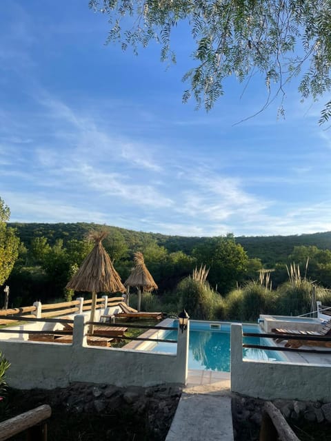 Natural landscape, Mountain view, Pool view