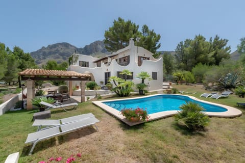 Property building, Living room, Swimming pool