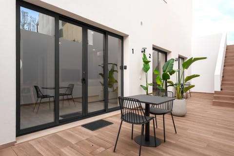 Patio, Balcony/Terrace, Seating area, Inner courtyard view