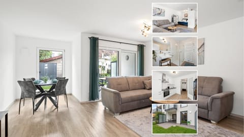 Living room, Seating area, Dining area