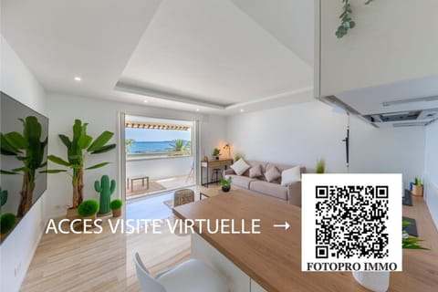 06K1 - Front of the sea-renovated-terraceparking Apartment in Nice