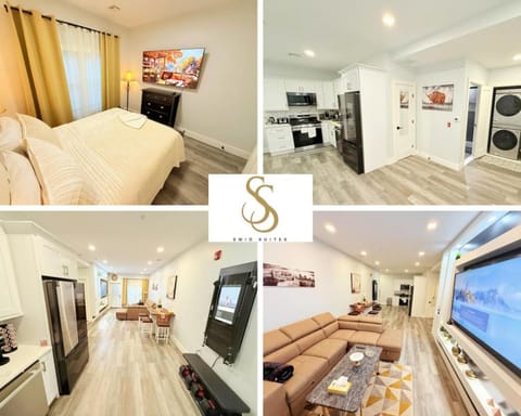 TV and multimedia, Kitchen or kitchenette, Photo of the whole room, Dining area, Bedroom