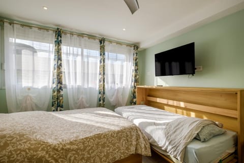 Property building, Living room, Bedroom