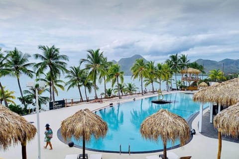 Pool view, Sea view, Swimming pool