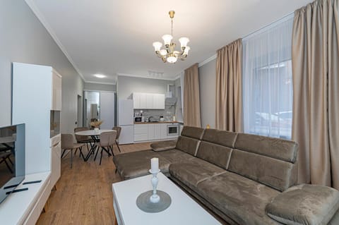 TV and multimedia, Kitchen or kitchenette, Living room, Seating area, Dining area