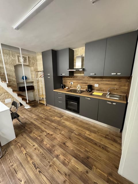 Kitchen or kitchenette, dishwasher, minibar, oven, stove