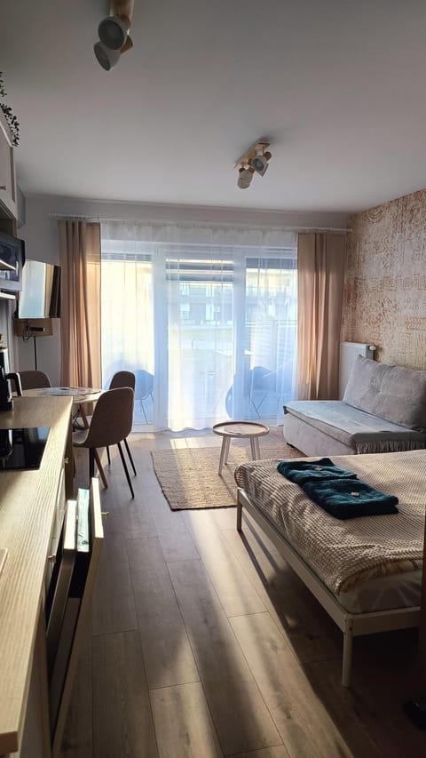 Studio by the River with Terrace, Basen, Sauna, Jacuzzi, Fitness Apartment in West Pomeranian Voivodeship, Poland