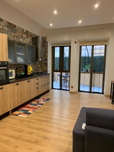 Dining area, dishwasher, oven, stove