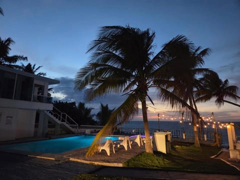 Property building, View (from property/room), Sea view, Swimming pool