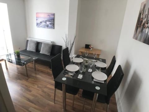 Living room, Seating area, Dining area