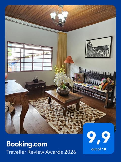 Casa dos Coelhos, 750m do centro, até 12 pessoas House in Tiradentes