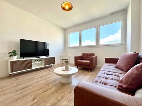TV and multimedia, Living room, Seating area, air conditioner
