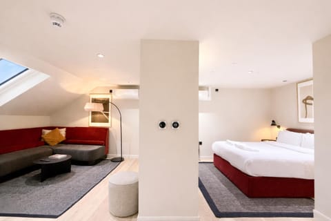 Living room, Seating area, Bedroom