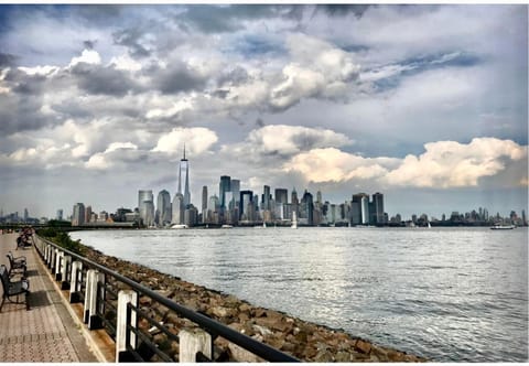 Nearby landmark, Day, Natural landscape, City view, River view