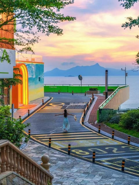 People, Natural landscape, Sea view