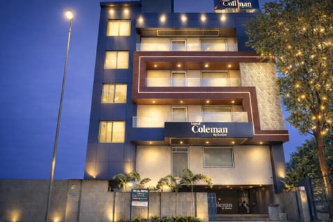 Property building, Night, Street view