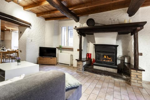 TV and multimedia, Living room, Photo of the whole room, fireplace