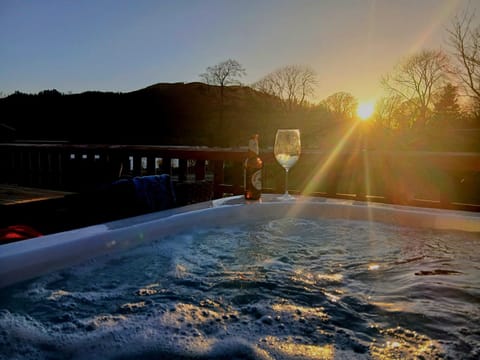 Hot Tub, Sunset