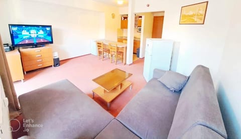 Living room, kitchen