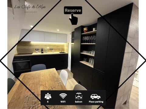 Appartement premium entièrement rénové - 100m Alpe express - Retour ski aux pieds Apartment in Huez