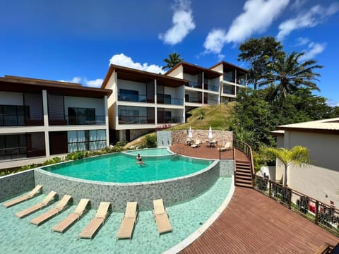Property building, Garden, Pool view, Swimming pool, sunbed