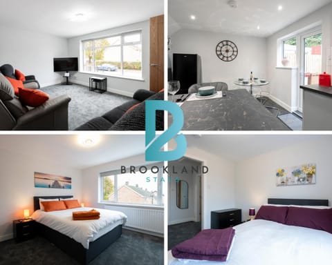 Three Bedroom House by Brookland Stays Serviced Accommodation Short Lets Brumby with Free WiFi Apartment in Scunthorpe