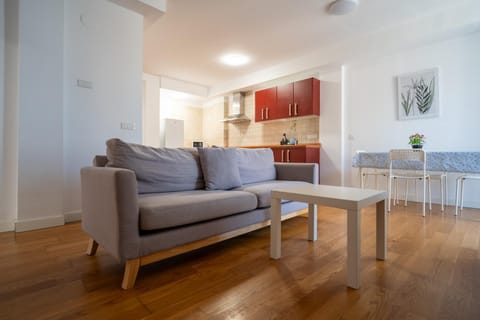 Kitchen or kitchenette, Living room, Dining area