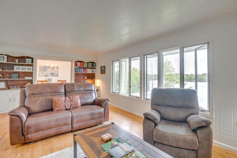 Lakefront Home with Fire Pit in Eagle River House in Eagle River