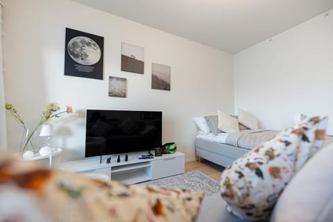 Bed, TV and multimedia, Living room, Photo of the whole room, Bedroom