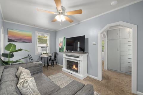 TV and multimedia, Living room, Seating area, Dining area, fireplace