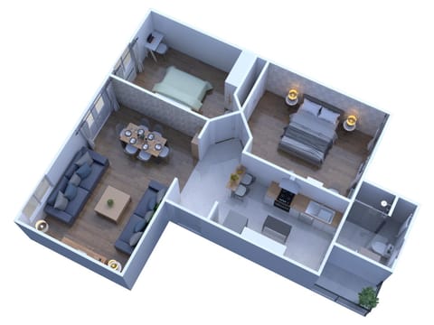 Living room, Seating area, Floor plan, Dining area