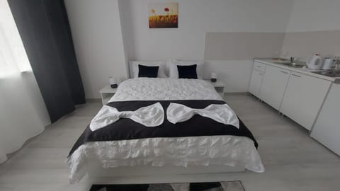 Bed, Kitchen or kitchenette, Bedroom