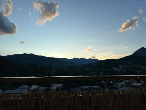 Natural landscape, Mountain view, Sunset