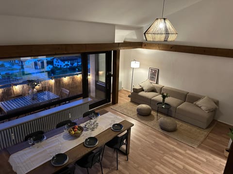 Living room, Seating area, Dining area
