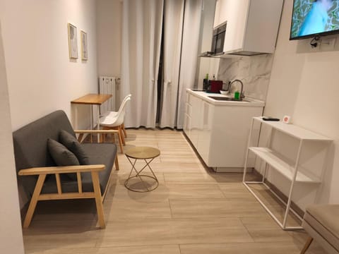 Living room, kitchen, kitchen