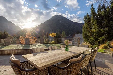 Patio, Day, Natural landscape, Mountain view