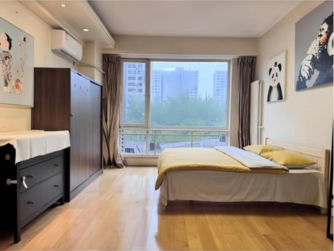 View (from property/room), Decorative detail, Bedroom, Family, furniture, heating, internet, storage, wardrobe, air conditioner