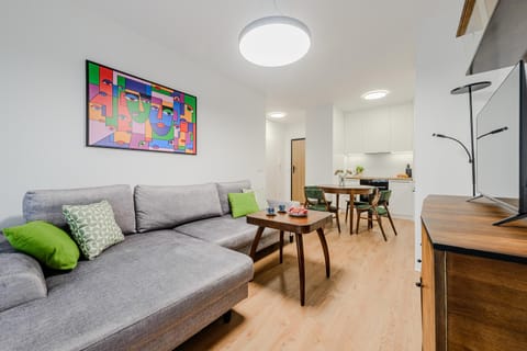 Kitchen or kitchenette, Living room, Seating area
