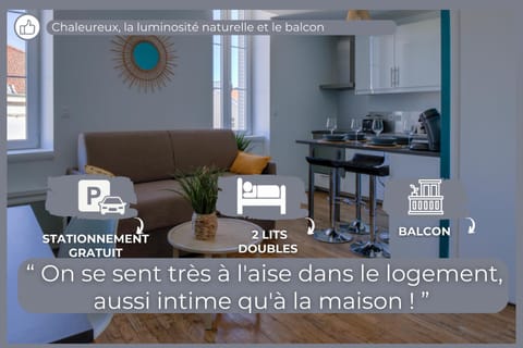 La Girelle -4 pers- Balcon- parking gratuit Apartment in Bourgogne-Franche-Comté