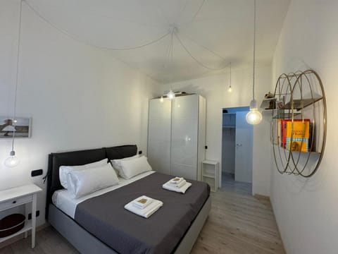 Bed, Photo of the whole room, Bedroom, towels, wardrobe