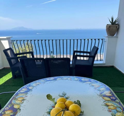The Phoenix - Modern Breathtaking Sea View Apartment with 2 Terraces, 2 Balconies, small private garden and private parking House in Massa Lubrense