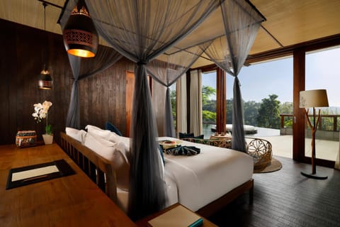 Bed, View (from property/room), Mountain view