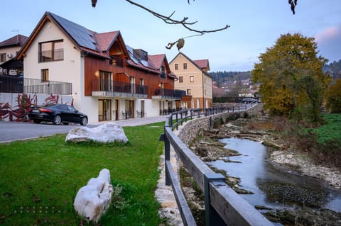 Property building, Natural landscape, Garden, River view