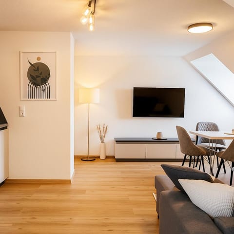 Allgäu Suites - Innenstadt, Schlafzimmer, Küche, Parkplatz möglich, Dachterrasse Apartment in Kempten