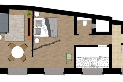 1 bedroom apartment in Liège center - 3rd floor Apartment in Liège