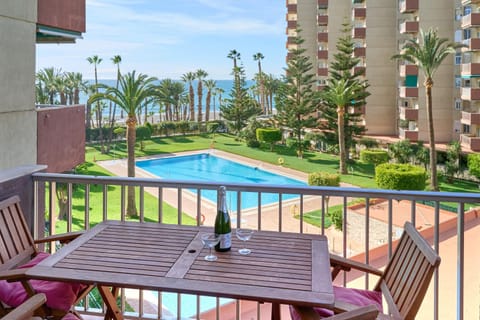 Property building, Living room, Swimming pool