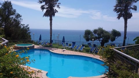 Day, Natural landscape, Pool view, Sea view, sunbed